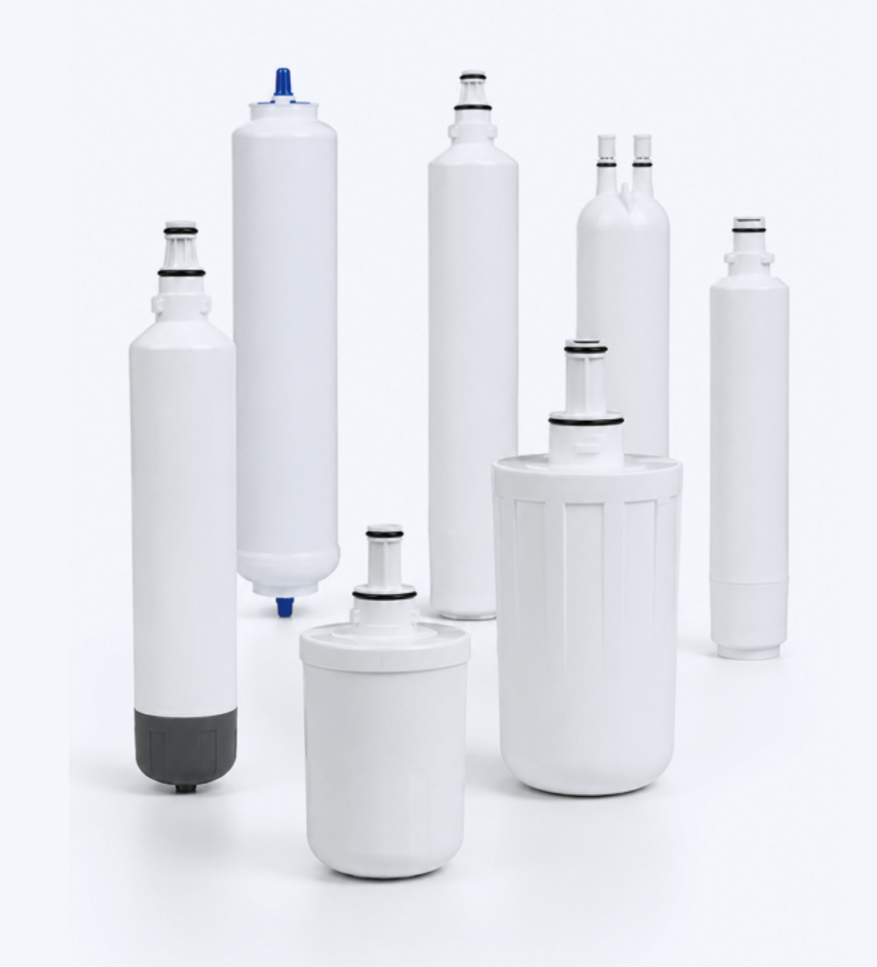 LEANX finished appliance cartridges with different connection formats